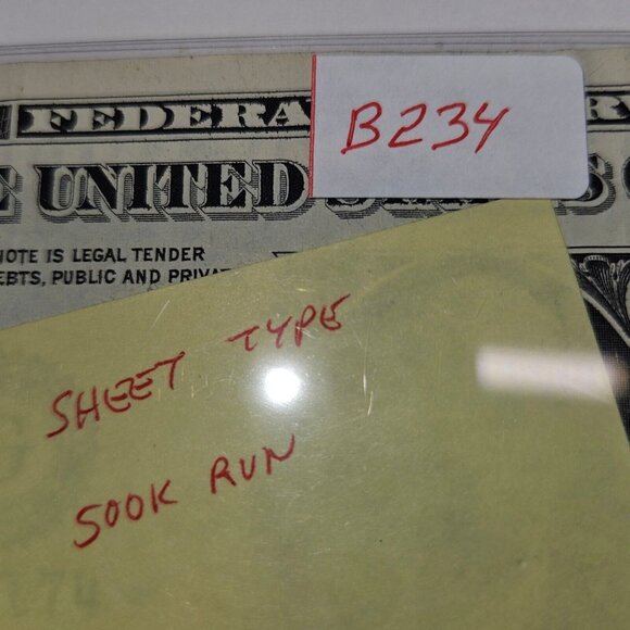 United States RARE $1 Bill Star Note Series 2017A G06516174* (B234) - Picture 4 of 4